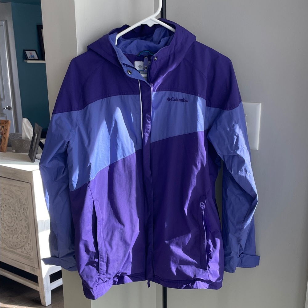 Columbia Kids Two-Tone Purple Raincoat